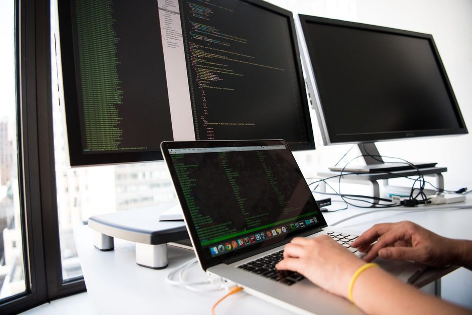 Photo by Christina Morillo on Pexels Developer hands on keyboard in front of dual monitors showing code. Photo by Christina Morillo on Pexels