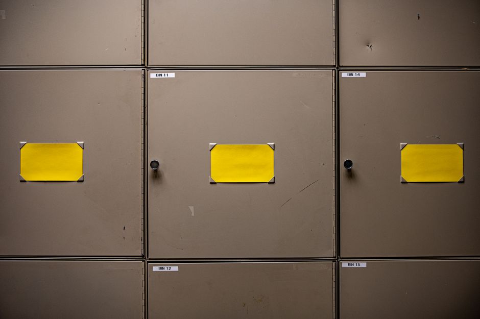 Photo by Brett Sayles on Pexels Steel cabinets with yellow labels for organization in an interior setting. Photo by Brett Sayles on Pexels