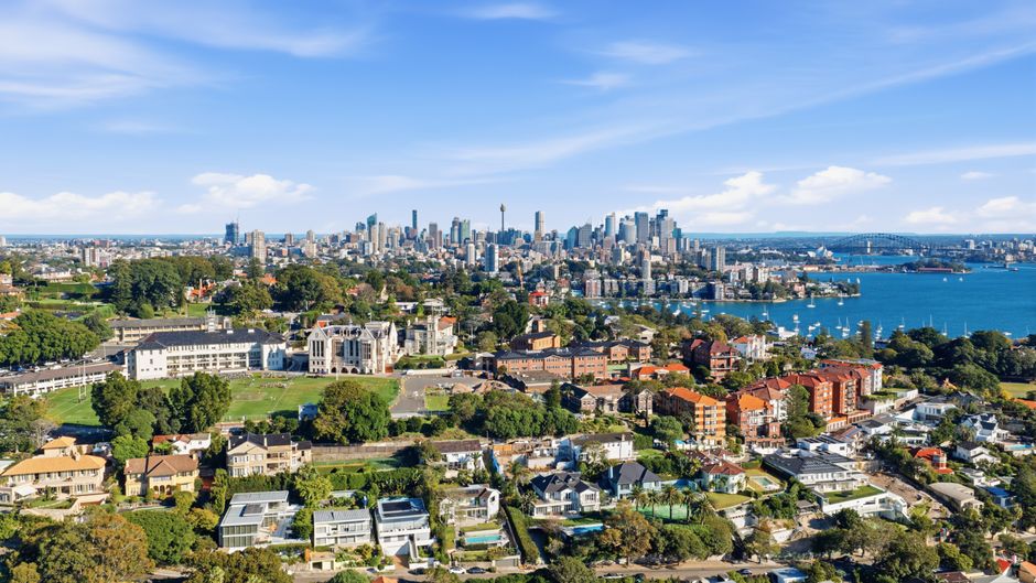 Photo by Macourt Media on Pexels Beautiful aerial view of Sydney's skyline and harbor on a sunny day. Photo by Macourt Media on Pexels