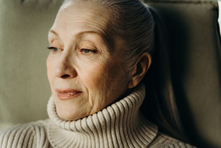 Photo by cottonbro studio on Pexels Close-up of a thoughtful senior woman wearing a cozy turtleneck sweater. Photo by cottonbro studio on Pexels