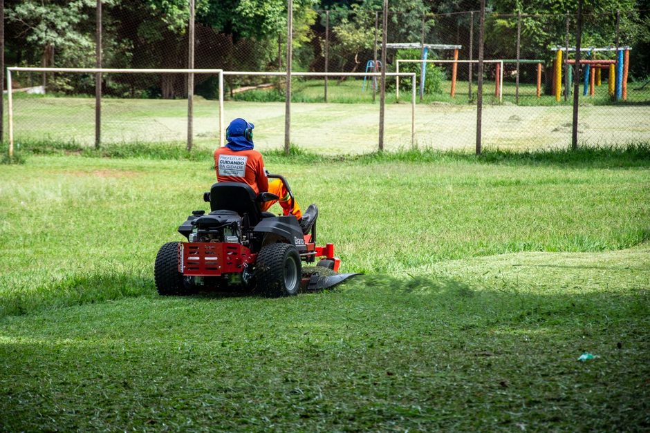 Photo by Rodolfo Gaion on Pexels Gardener riding a green lawn mower across a neat grass lawn. Photo by Rodolfo Gaion on Pexels
