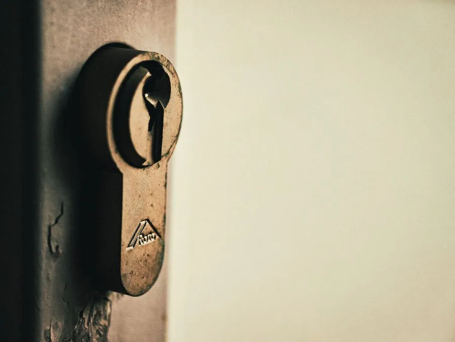 Cerrar-up of a secure door lock cylinder en España. Photo by Kamil Čičila on Pexels