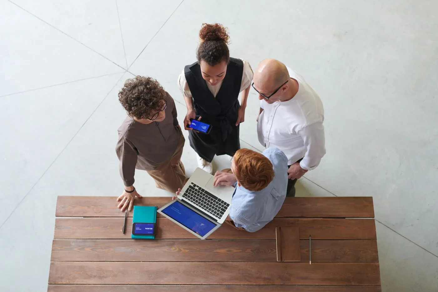 Intercoms — People searching for urgent local services on phone and laptop