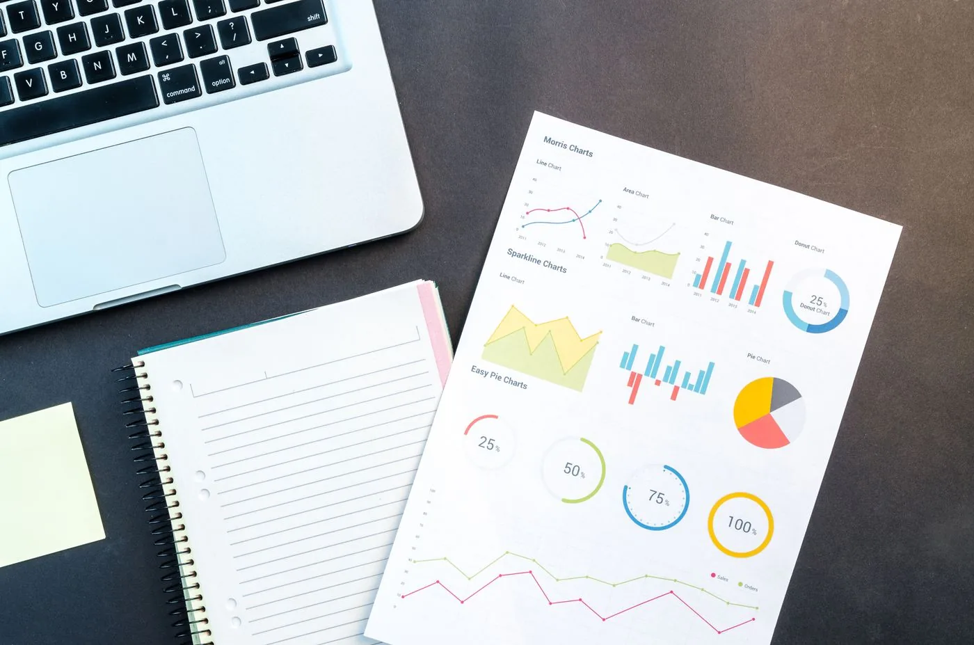 Printed CRM reports used in a quarterly pipeline review. Photo by Lukas Blazek on Pexels